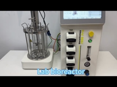 5l Bioreattore di coltura cellulare animale Bioreattore di vetro autoclavabile Fermentatore microbico