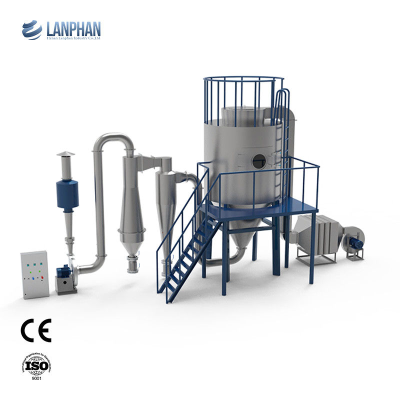 Macchina essiccatore a spruzzo centrifuga da 22000 giri/min con evaporazione dell'acqua da 10 kg/h per la produzione di polveri in laboratorio