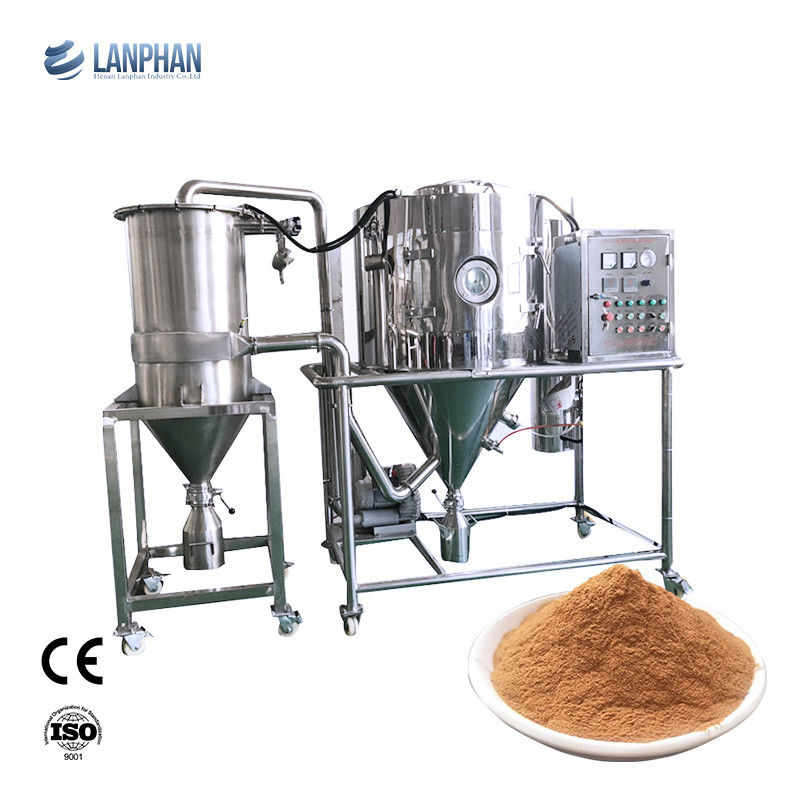 Macchina essiccatore a spruzzo centrifuga da 22000 giri/min con evaporazione dell'acqua da 10 kg/h per la produzione di polveri in laboratorio