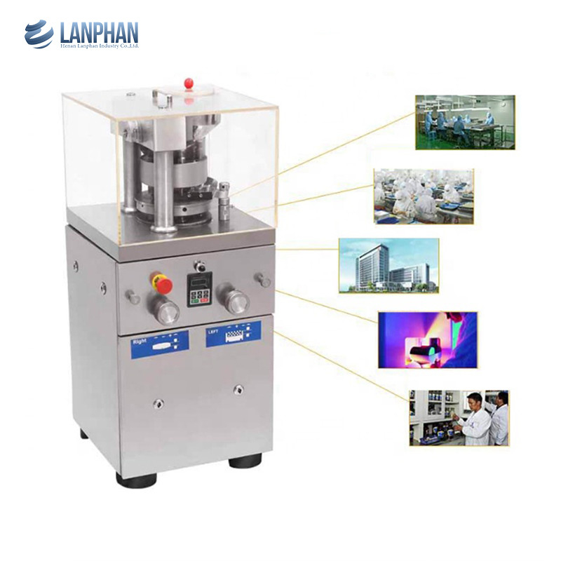 Perforazione automatica piena da tavolino 1.5KW rotatorio della macchina 12mm della stampa della compressa della pillola di erbe multi