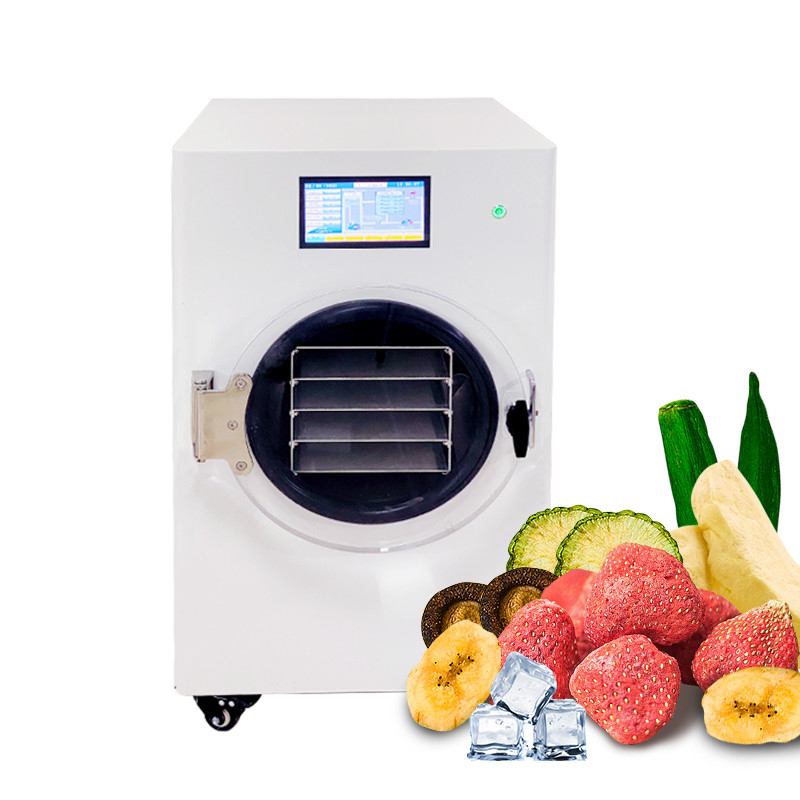 Piccolo liofilizzatore più asciutto 2300W della gelata di vuoto della famiglia per l'alimento per animali domestici 220v della carne della frutta