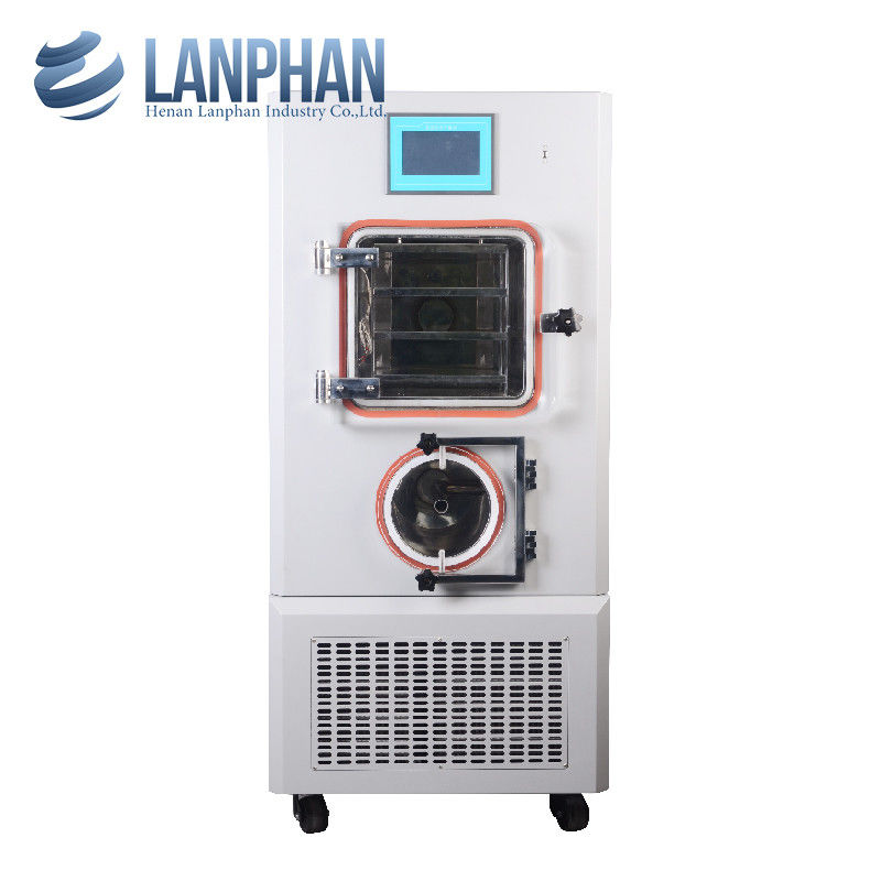 Liofilizzatore da Laboratorio Pilot con Capacità di Cattura Acqua di 4 kg/24h, Raffreddamento ad Aria e Alimentazione 220VAC 50Hz