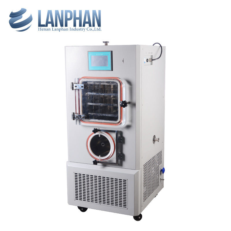 Liofilizzatore da Laboratorio Pilot con Capacità di Cattura Acqua di 4 kg/24h, Raffreddamento ad Aria e Alimentazione 220VAC 50Hz