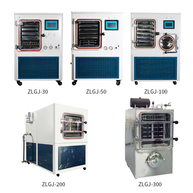 Liofilizzatore da Laboratorio con Area di Liofilizzazione di 0,4 m², Sistema Raffreddato ad Aria e Capacità di Cattura dell'Acqua di 6 kg/24h