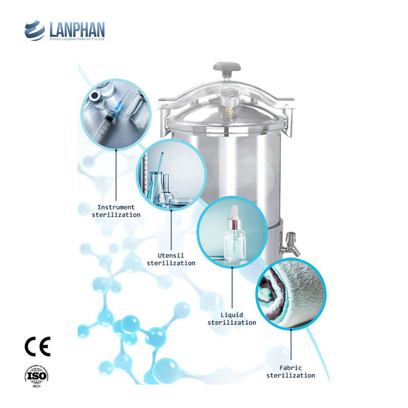 Autoclave a vapore portatile di riscaldamento elettrica del laboratorio del Mpa dell'autoclave 0,16 dello sterilizzatore