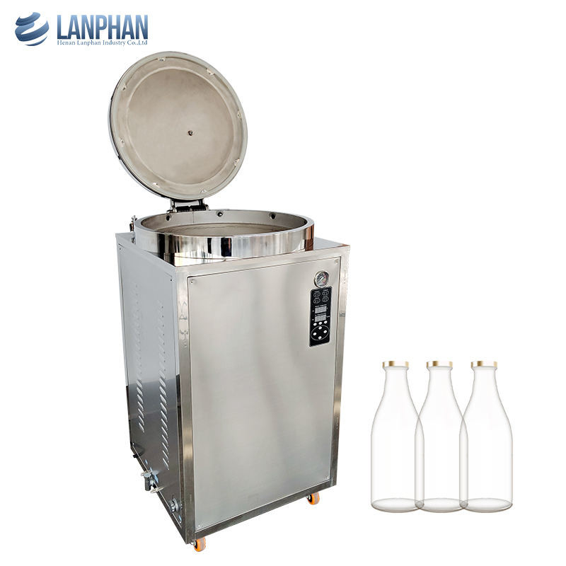 Autoclave ad alta pressione della grande storta da 200 litri per la sterilizzazione delle latte di alluminio