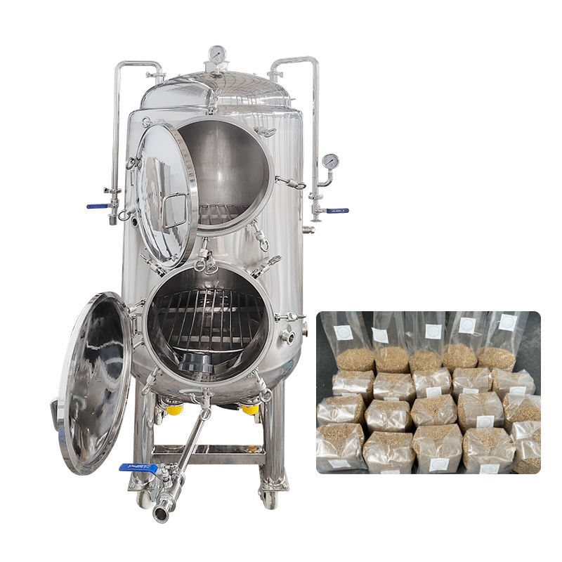 Sterilizzatore a vapore in autoclave verticale monofase 220V con capacità di 330L e pressione di lavoro di 15PSI