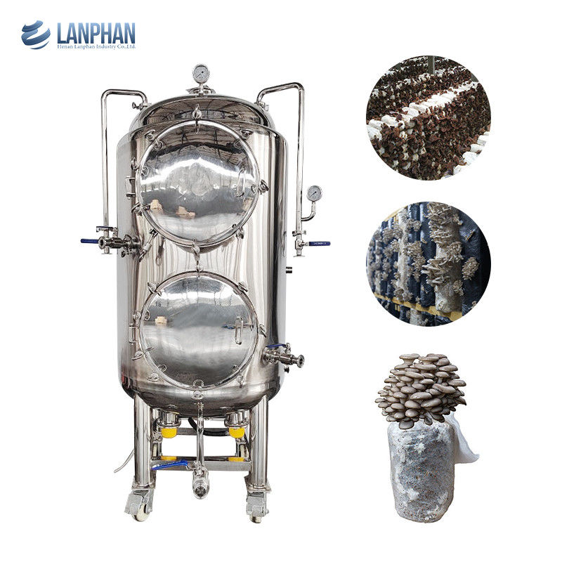 Sterilizzatore a vapore in autoclave verticale monofase 220V con capacità di 330L e pressione di lavoro di 15PSI
