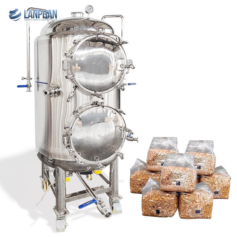 Sterilizzatore a vapore in autoclave verticale monofase 220V con capacità di 330L e pressione di lavoro di 15PSI