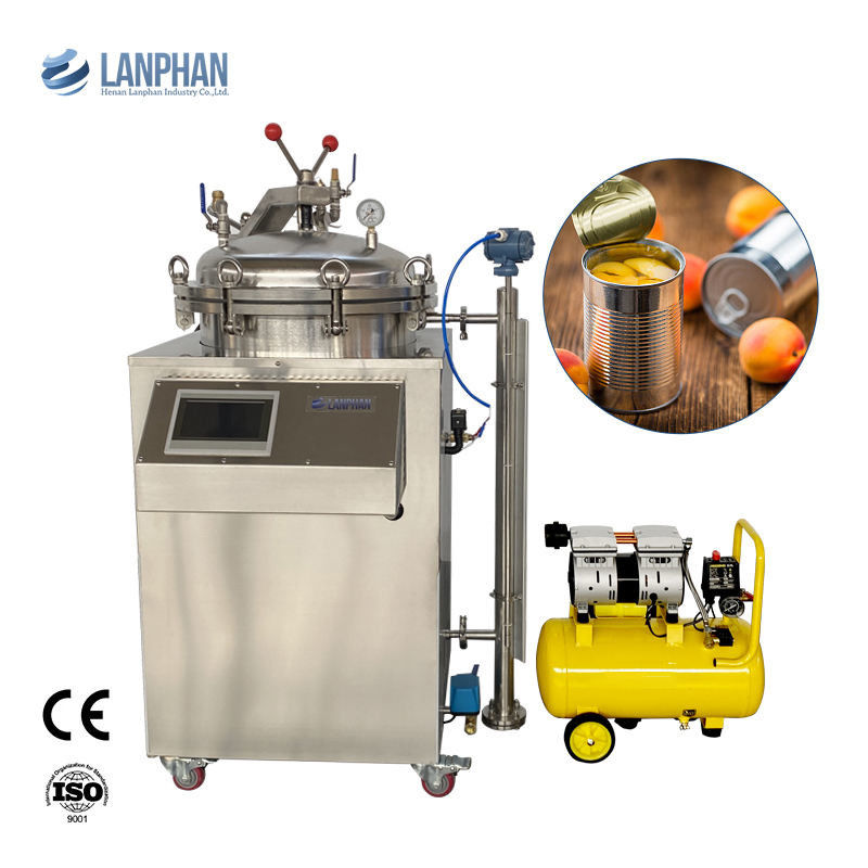 Autoclave Sterilizzatore Industriale Capacità 100L con Bagno a Vapore e Acqua per Sterilizzazione ad Alta Pressione