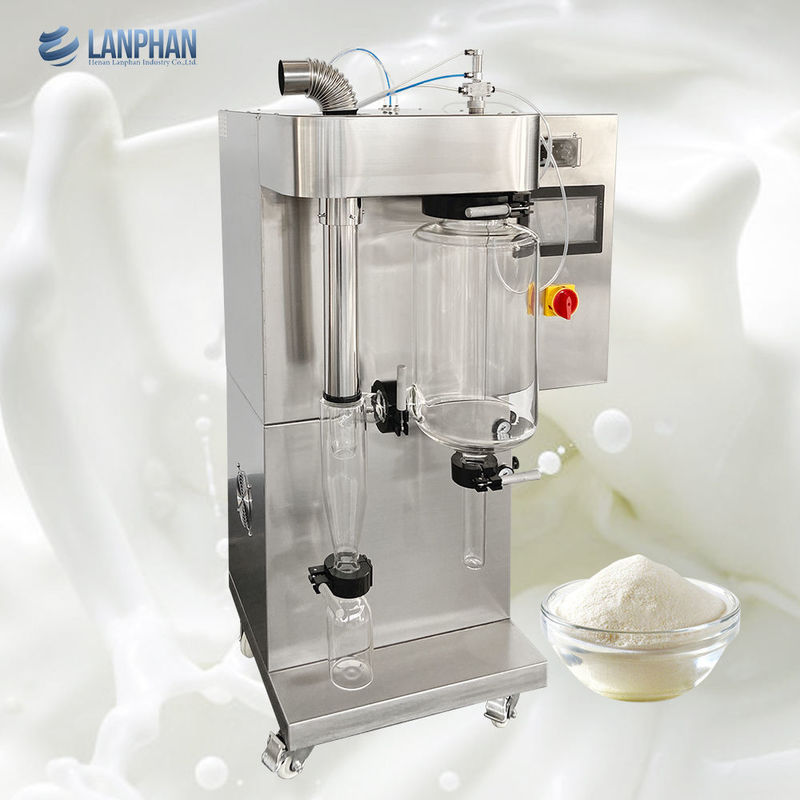 Macchina spray dryer da laboratorio mini, capacità 2L, materiale SUS304, potenza 3KW per latte in polvere di caffè