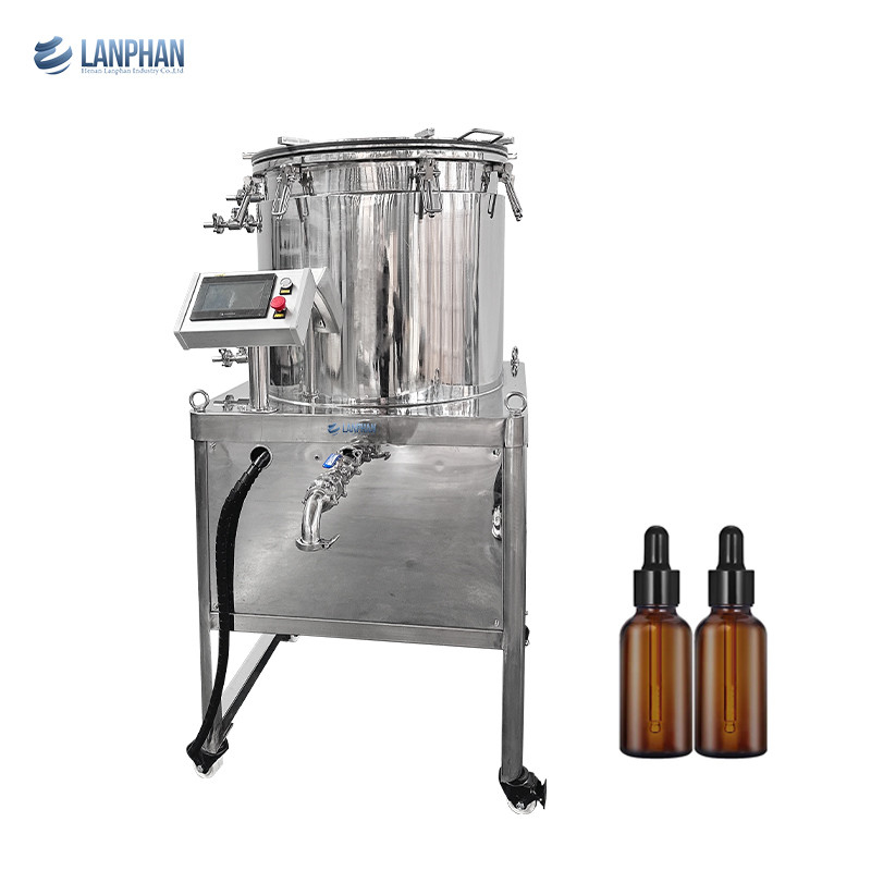 Extractor senza solvente per acqua ghiacciata commerciale Bubble Hash Vortex Trichome Separator Extraction senza solvente