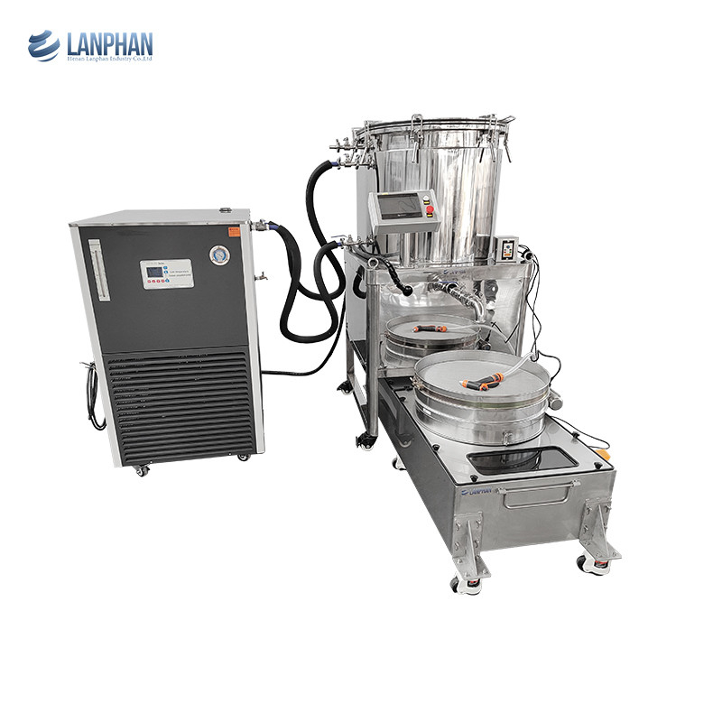 Extractor senza solvente per acqua ghiacciata commerciale Bubble Hash Vortex Trichome Separator Extraction senza solvente