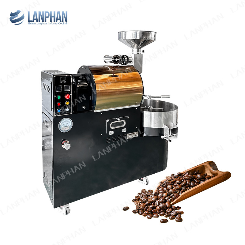 Macchina di torrefazione di caffè commerciale da 3 kg Rostatore automatico di chicchi di caffè