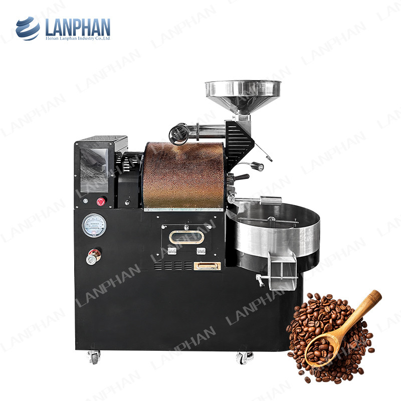 Macchina di torrefazione di caffè commerciale da 3 kg Rostatore automatico di chicchi di caffè