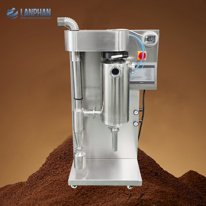 Piccolo laboratorio centrifugo di essiccatoio a spruzzo di acciaio inossidabile per le erbe 2L/H di latte in polvere asciutto