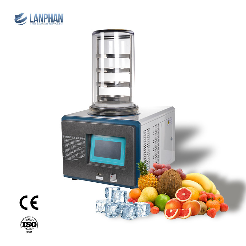 0.1m2 3-4kg Mini Lab Freeze Dryer Lyophilizer freeze dryer machine con pompa a vuoto