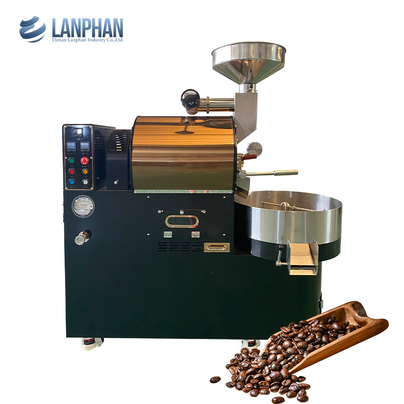 1-6 kg/ lotto Gas elettrico Aria calda Caffè Fagioli Attrezzature da forno Macchine per arrostire il caffè