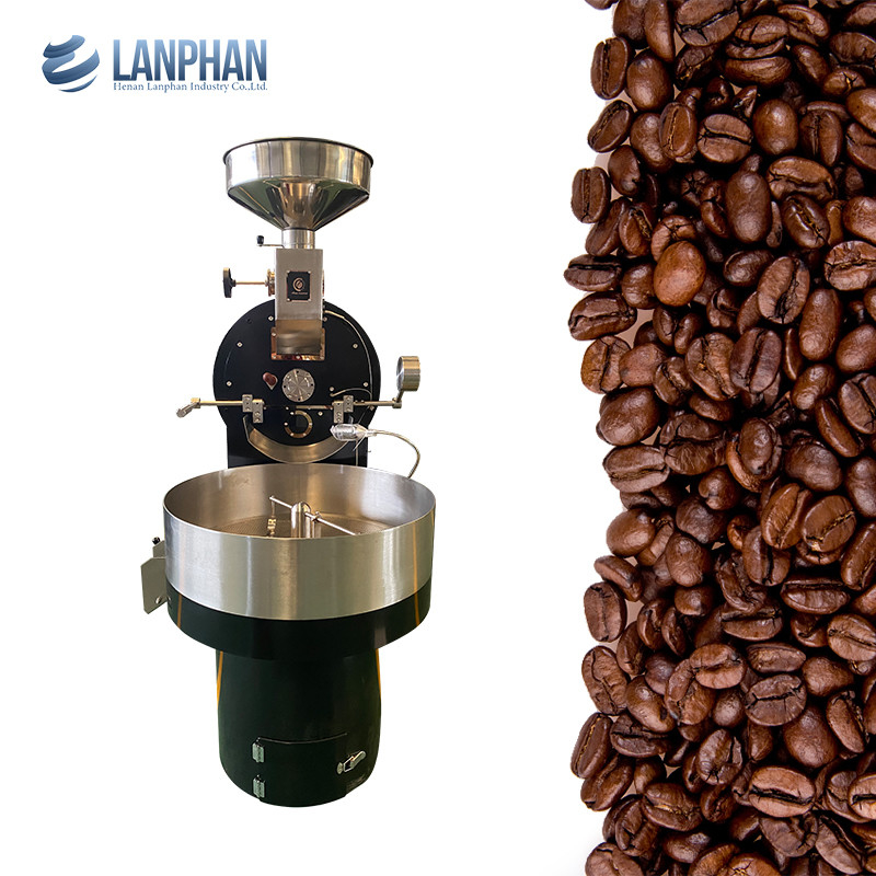 1-6 kg/ lotto Gas elettrico Aria calda Caffè Fagioli Attrezzature da forno Macchine per arrostire il caffè