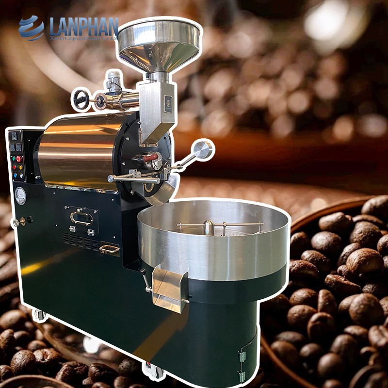 1-6 kg/ lotto Gas elettrico Aria calda Caffè Fagioli Attrezzature da forno Macchine per arrostire il caffè