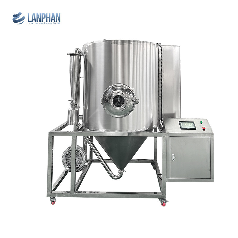 Asciugatrice a spruzzo centrifuga ad alta efficienza Macchina di asciugatura a spruzzo di latte in polvere/proteine/bianco d'uovo da 10L