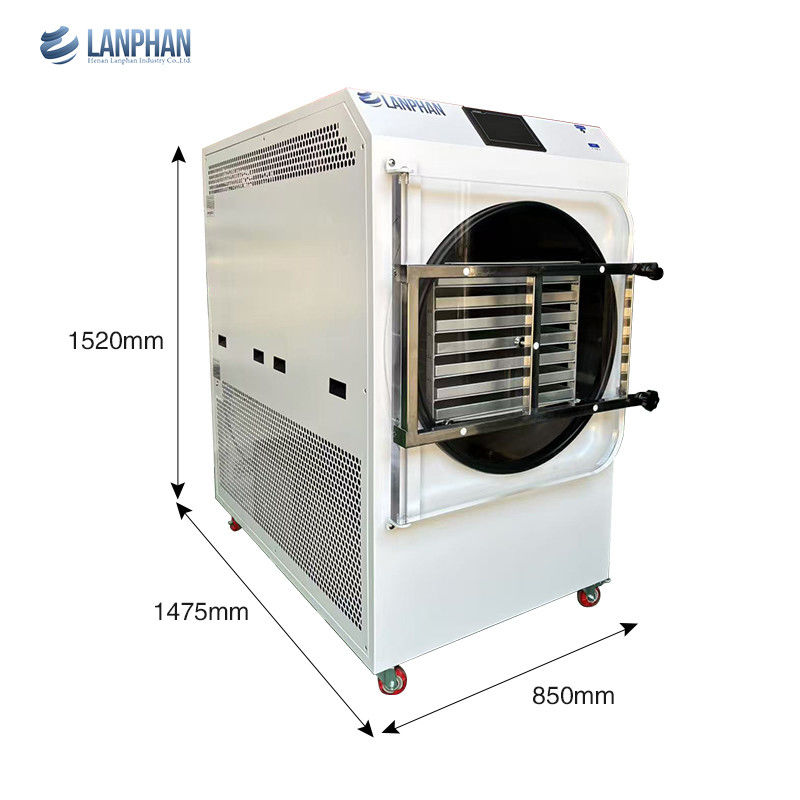 55 kg-60 kg / lotto 14 vassoi Macchina di liofilizzazione commerciale 4m2 Liquidificatore per alimenti