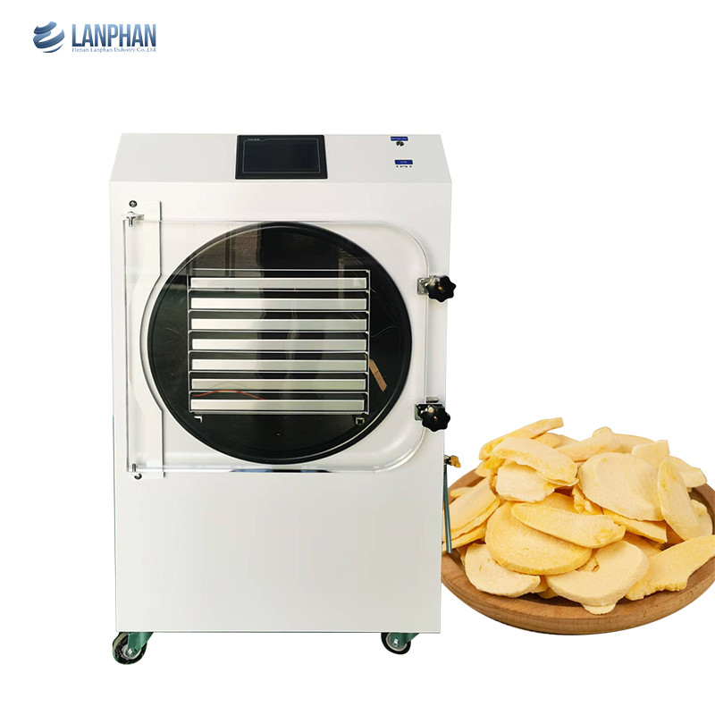 3.5m2 Frutta Verdura Latte Freeze Dryer Doppio compressore Pet Snack Food Asciugatrice a vuoto Freeze