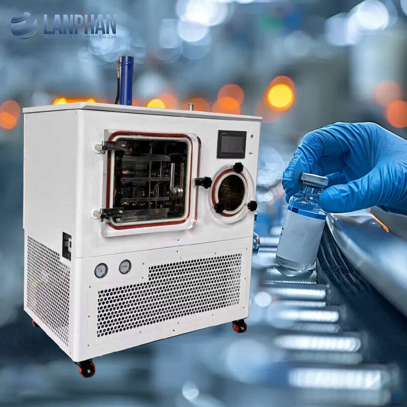 0.3m2 Asciugatrici a vuoto e congelatori per laboratorio Liofilizzatore per la scala pilota per flaconcini di reagenti vaccinali