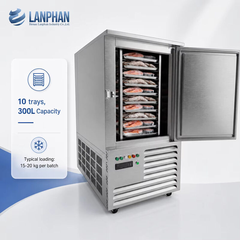 Congelatore rapido a porta singola da 300L 10 teglie macchina per congelamento rapido alimenti a bassissima temperatura