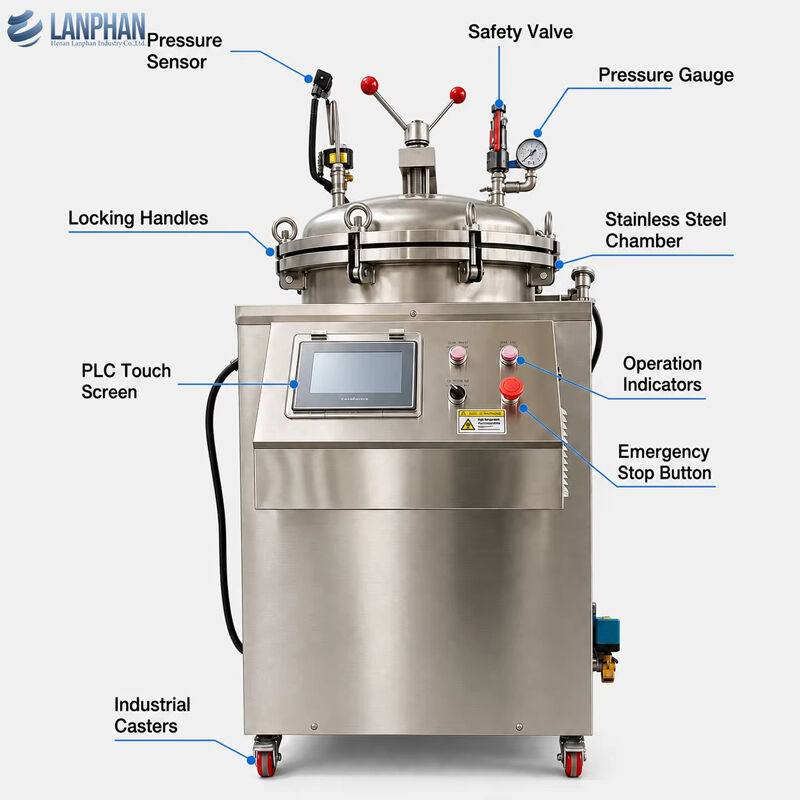 75/100/150L piccolo Retort Macchina alimentare Retort Macchina di scatola Autoclave Retort Sterilizzatore