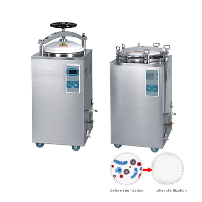 Verticale 0.22MPa ad alta pressione dell'autoclave dell'alimento dell'ospedale dello sterilizzatore