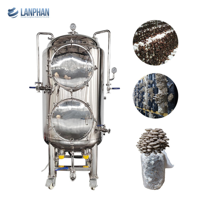 330L Industrial Steam Autoclave Bags Boiler di sterilizzazione funghi 9KW