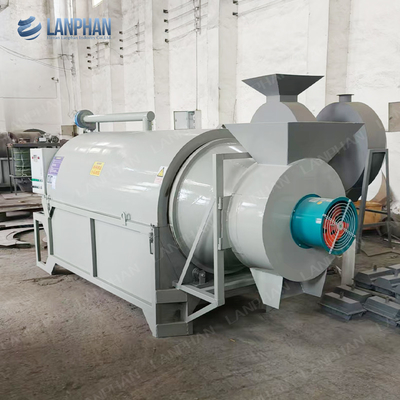 Macchine per arrostire noci Roller Cacao Bean Spice Rotary Drum Dryer Legno Rotary Drying Machine
