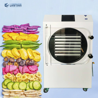 3.5m2 Frutta Verdura Latte Freeze Dryer Doppio compressore Pet Snack Food Asciugatrice a vuoto Freeze