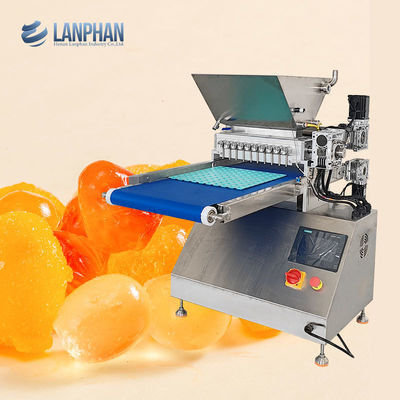 Macchina per la produzione di caramelle gommose con 10 teste di deposito, macchina per caramelle gommose, macchina per caramelle gommose
