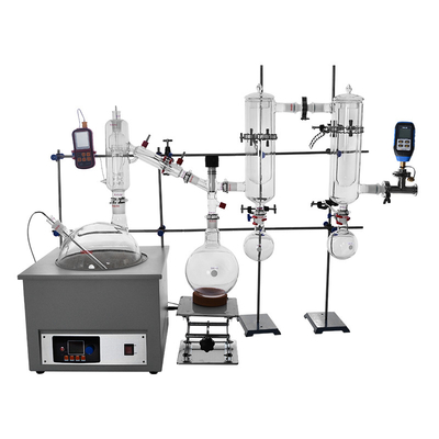 distillazione Kit With Cold Trap Condenser del percorso di scarsità di 220V 10L